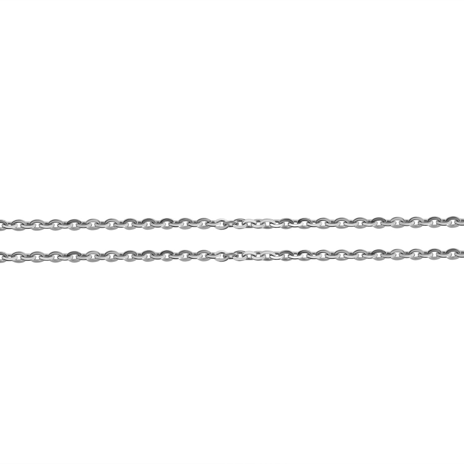 925 Silber rhodiniert Kette ca. 60 cm ca. 3,25g