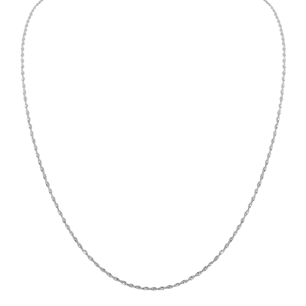 Italienische Singapur-Kette, 925 Silber rhodiniert, ca. 60 cm, ca. 2,98g