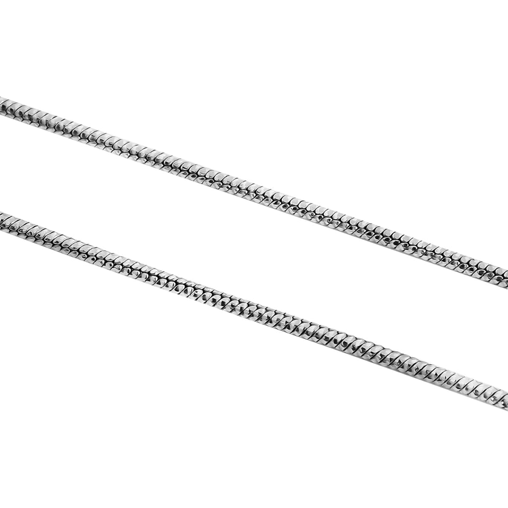 925 Silber rhodiniert Kette ca. 60 cm ca. 2,98g