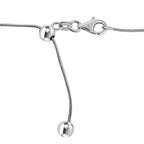 925 Silber rhodiniert Kette ca. 60 cm ca. 2,98g