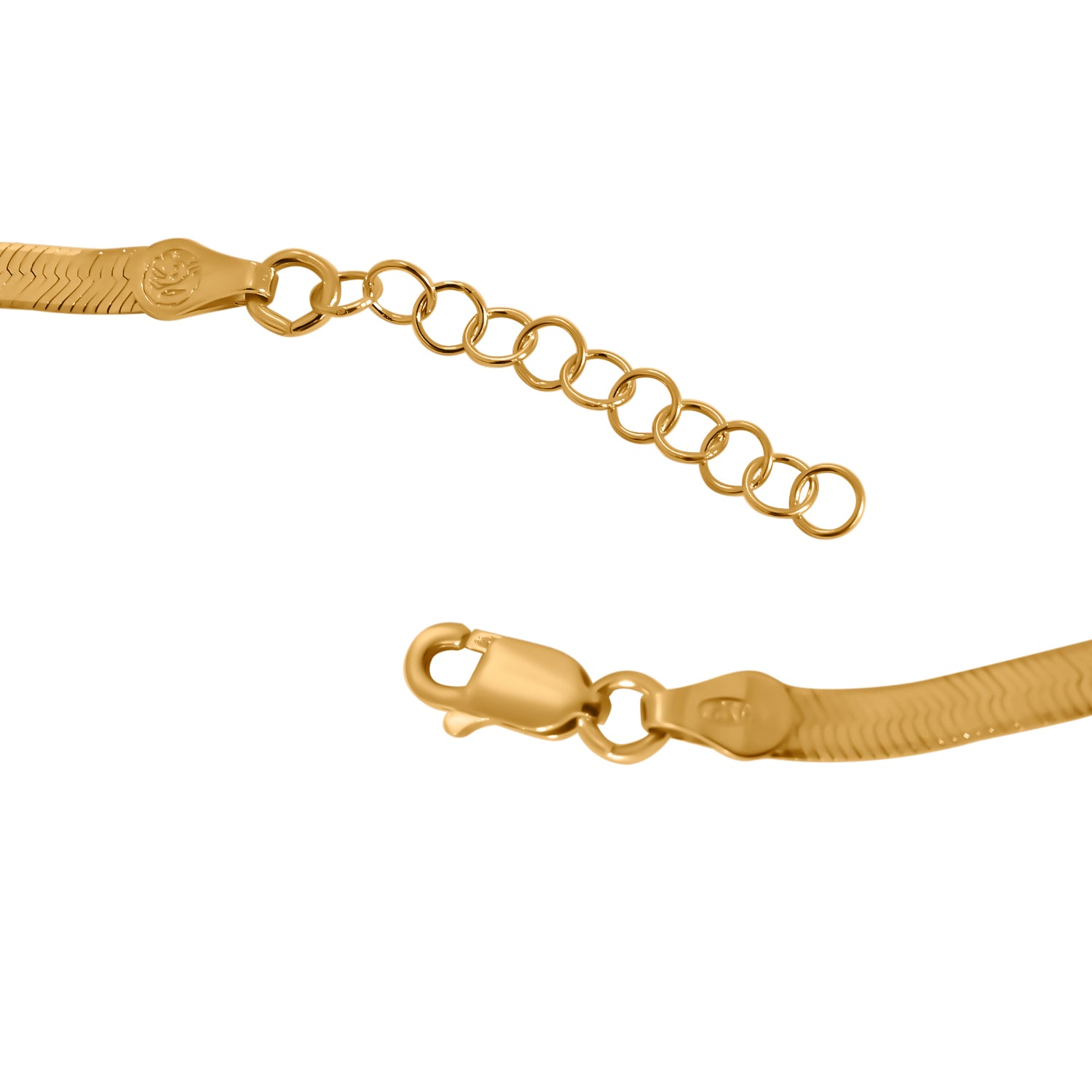 925 Silber vergoldet Armband ca. 18 cm ca. 2,66g