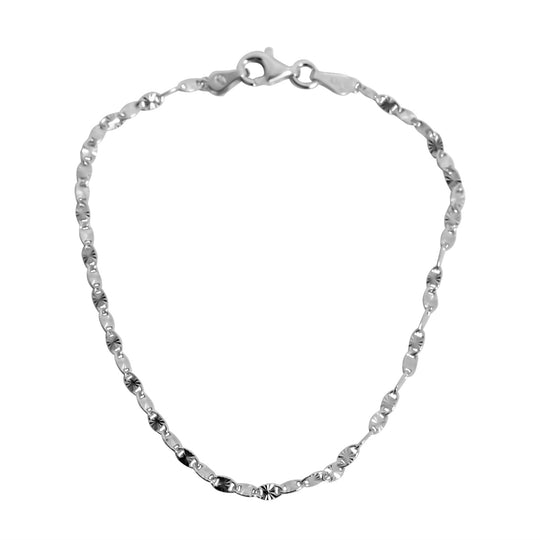 Valentino 925 Silber rosévergoldet Armband, ca. 19 cm