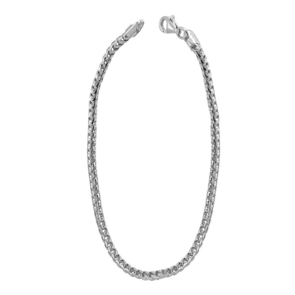 Italienisches Franko Armband ca. 19 cm, 925 Silber ca. 5,64g