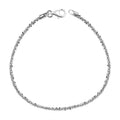 925 Silber rhodiniert Armband ca. 19 cm ca. 2,31g