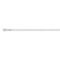 Diamantgeschliffenes Rolo-Kettenarmband 18cm