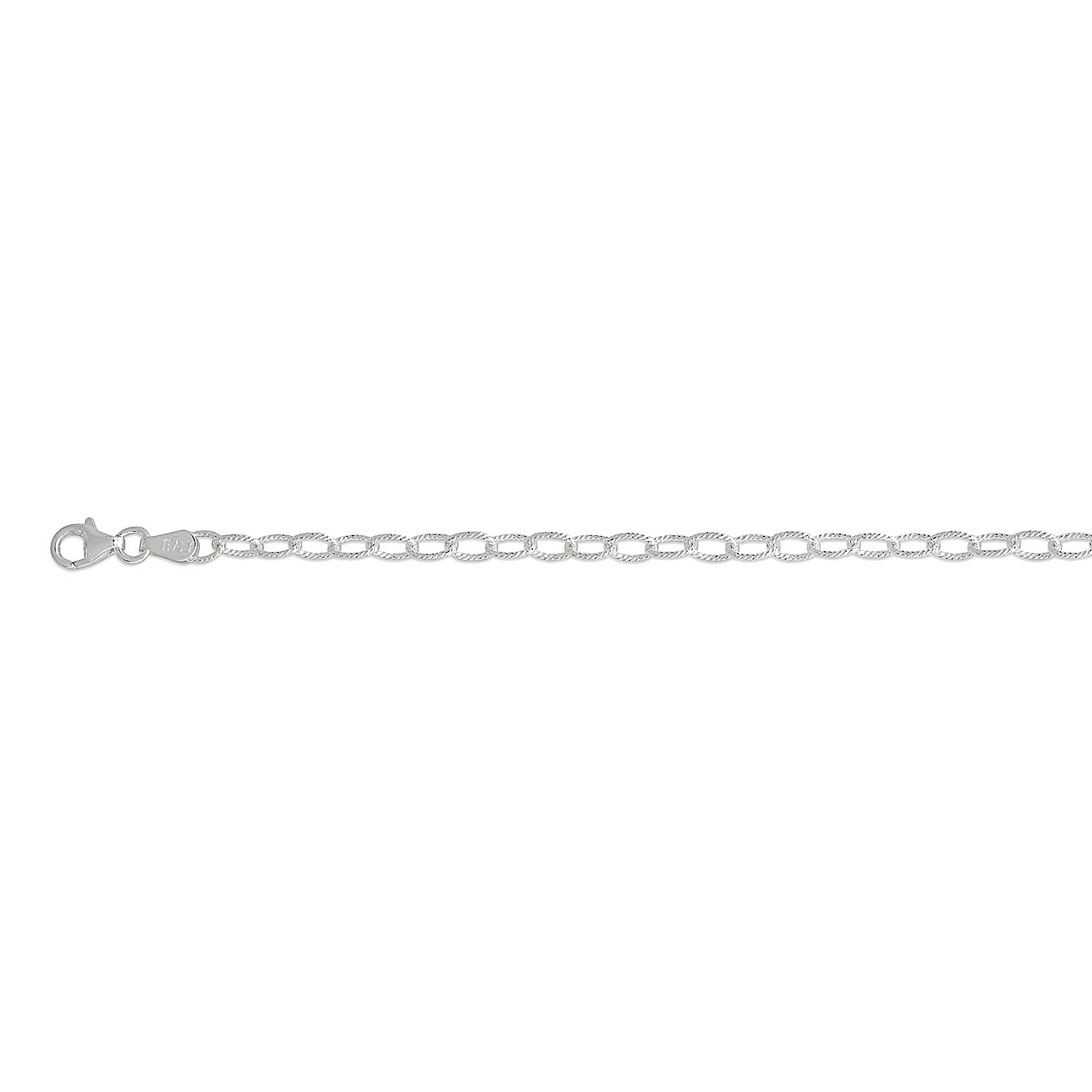 Längliche Erbsarmband im Designer-Stil, ca. 18 cm, 925 Silber ca. 2,71g