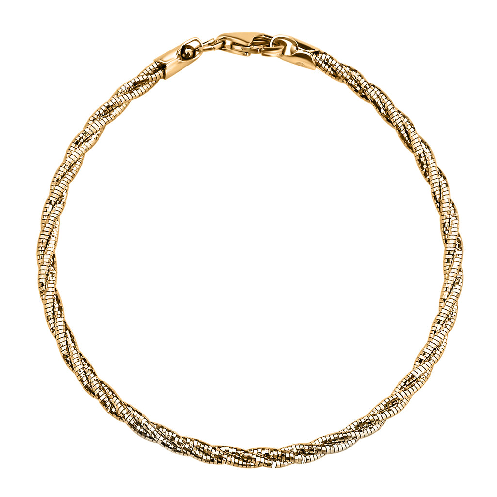 925 Silber vergoldet Armband ca. 19 cm ca. 5,76g
