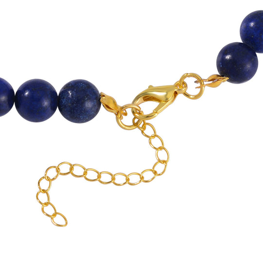 Mehrfarbiger Amazonit Halskette ca. 45 cm Standard gelb vergoldet ca. 250,00 ct.