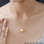 AAA Goldene Südsee Perle Anhänger 750 Gold