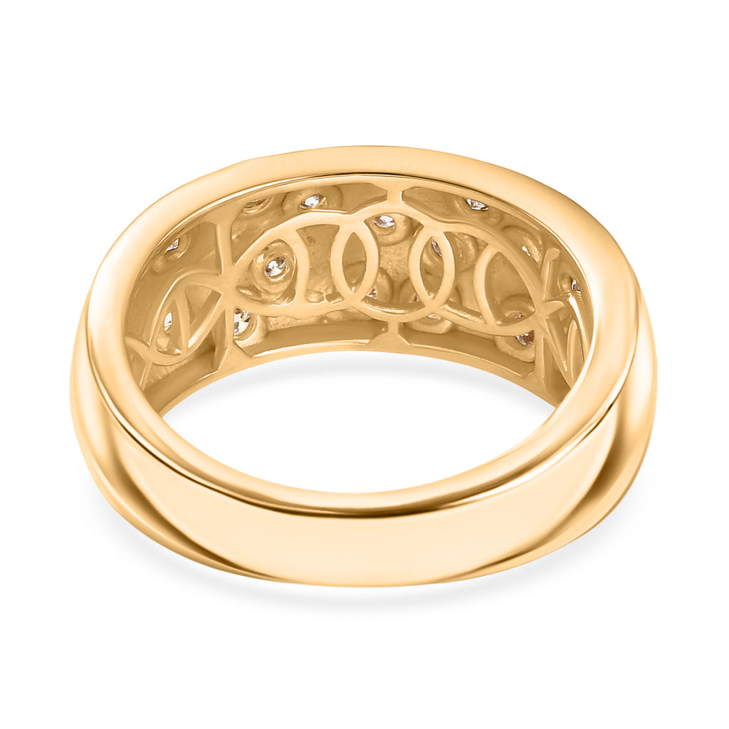 D’Joy Moissanit Ring und Ohrringe
