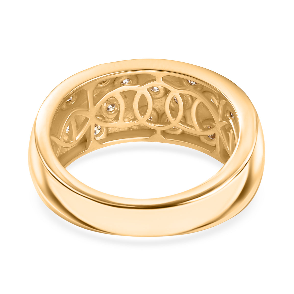 D’Joy Moissanit Ring und Ohrringe