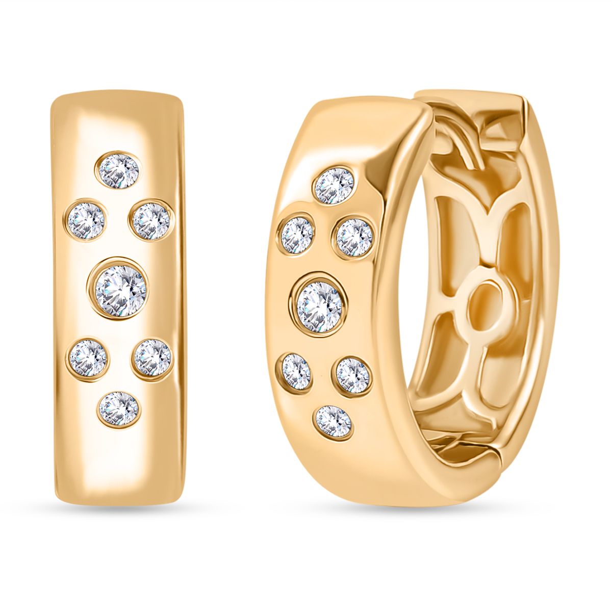 D’Joy Moissanit Ring und Ohrringe