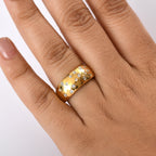 D’Joy Moissanit Ring und Ohrringe