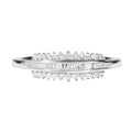 Weißer Diamant Ring, 925 Silber platiniert (Größe 16.00) ca. 0.33 ct