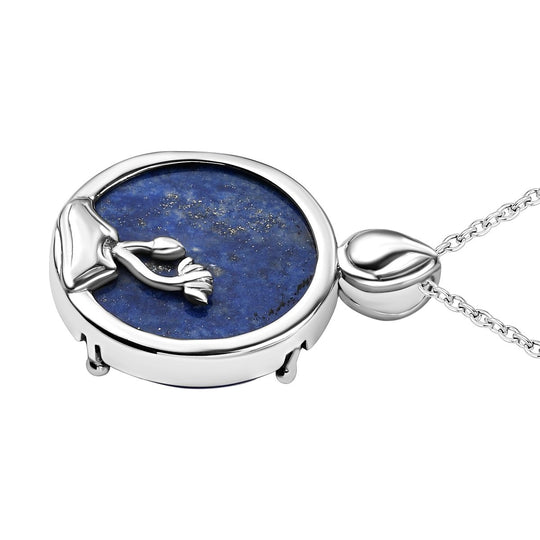 Lapislazuli Anhänger  Edelstahl ca. 22,52 ct.