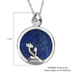 Lapislazuli Anhänger  Edelstahl ca. 22,52 ct.