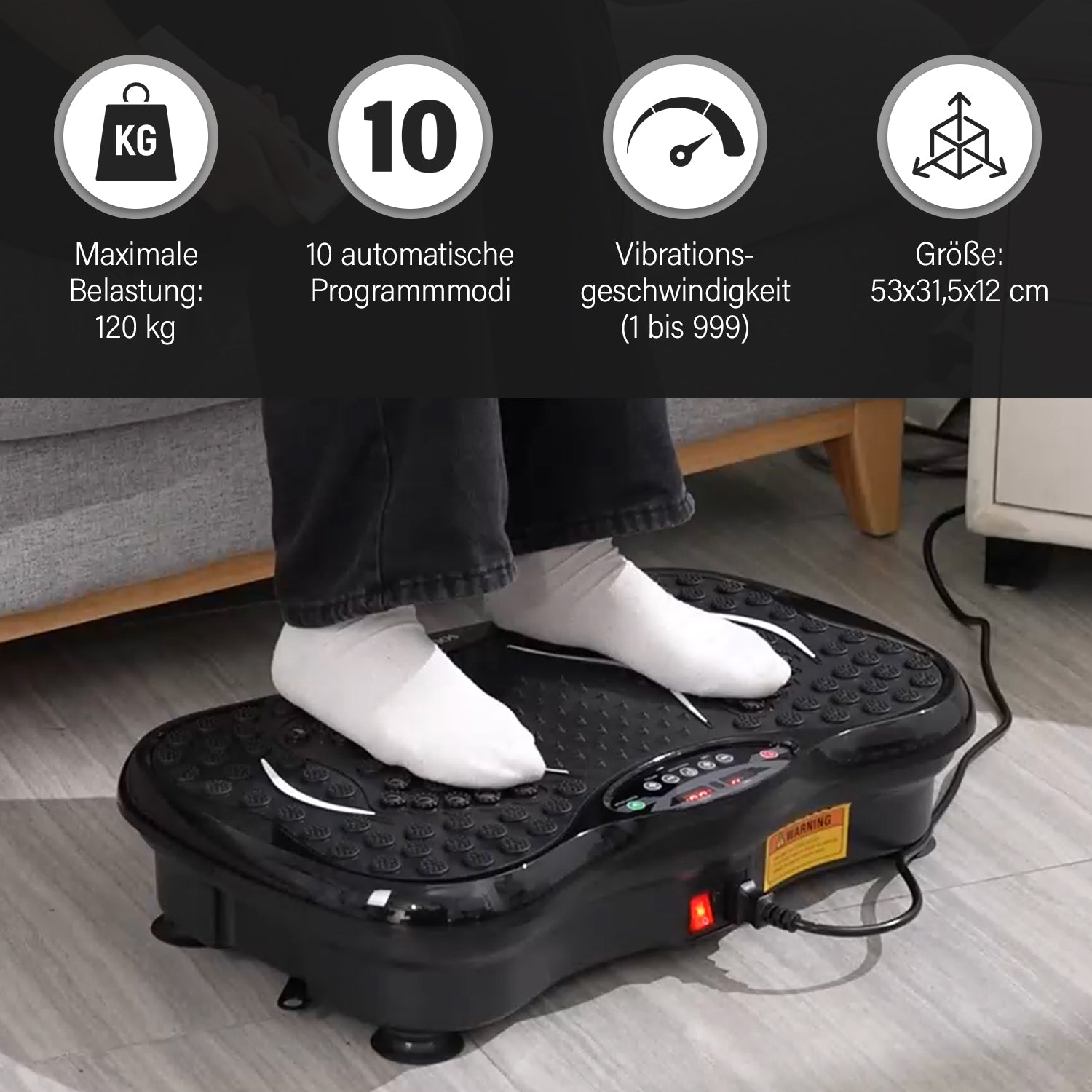 Soulsmart - Ganzkörper Stand Massage Gerät mit Fernbedienung