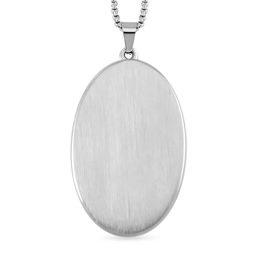 Gelbes Tigerauge Halskette ca. 60 cm Reiner Edelstahl ca. 19.00 ct