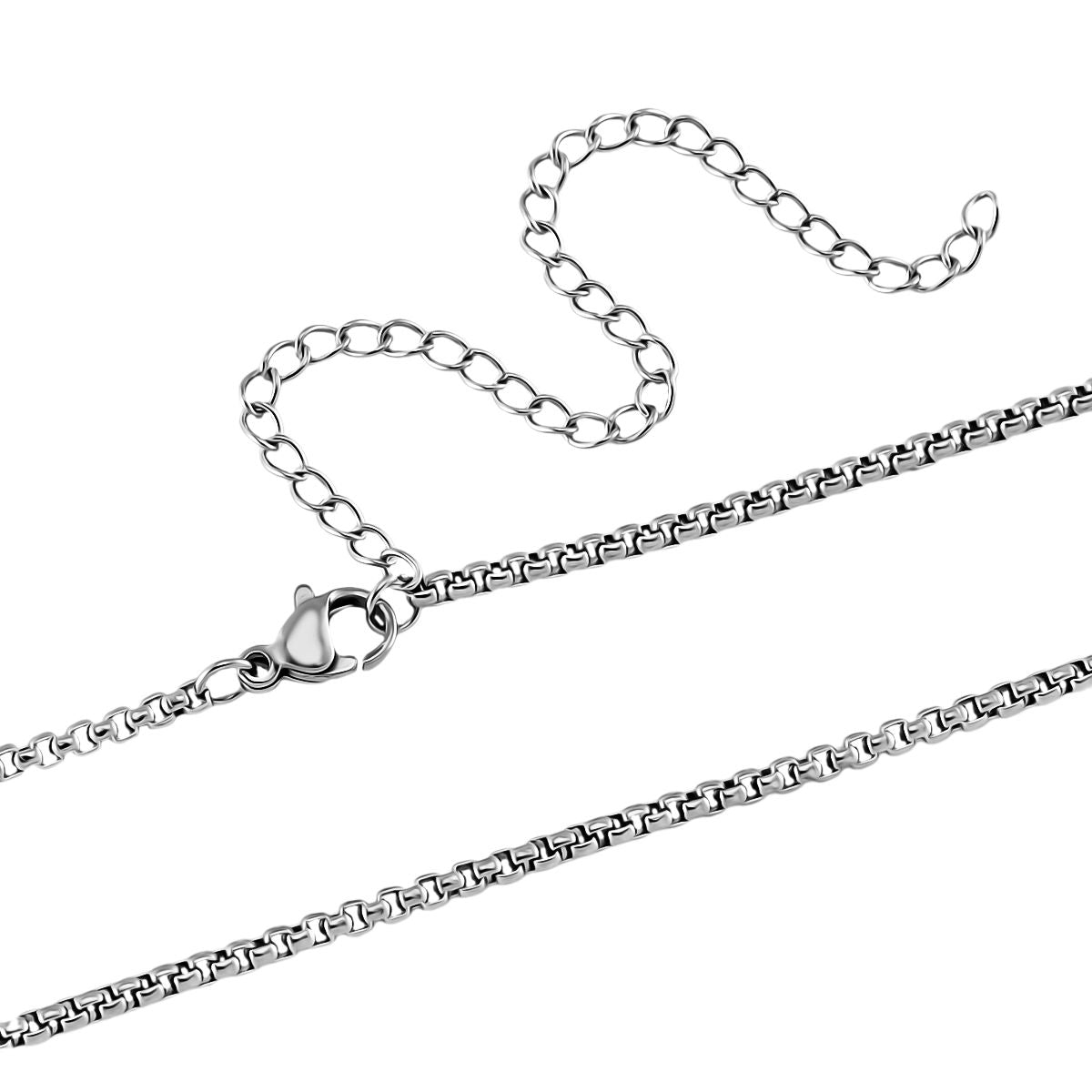 Gelbes Tigerauge Halskette ca. 60 cm Reiner Edelstahl ca. 19.00 ct