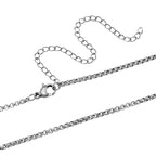 Gelbes Tigerauge Halskette ca. 60 cm Reiner Edelstahl ca. 19.00 ct