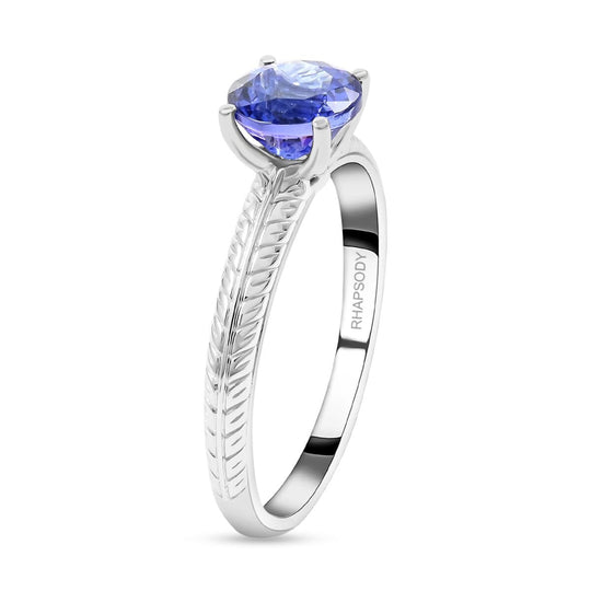Rhapsody AAAA Tansanit AGI zertifiziert Ring 950 Platin (Größe 18.00) ca. 1.50 ct