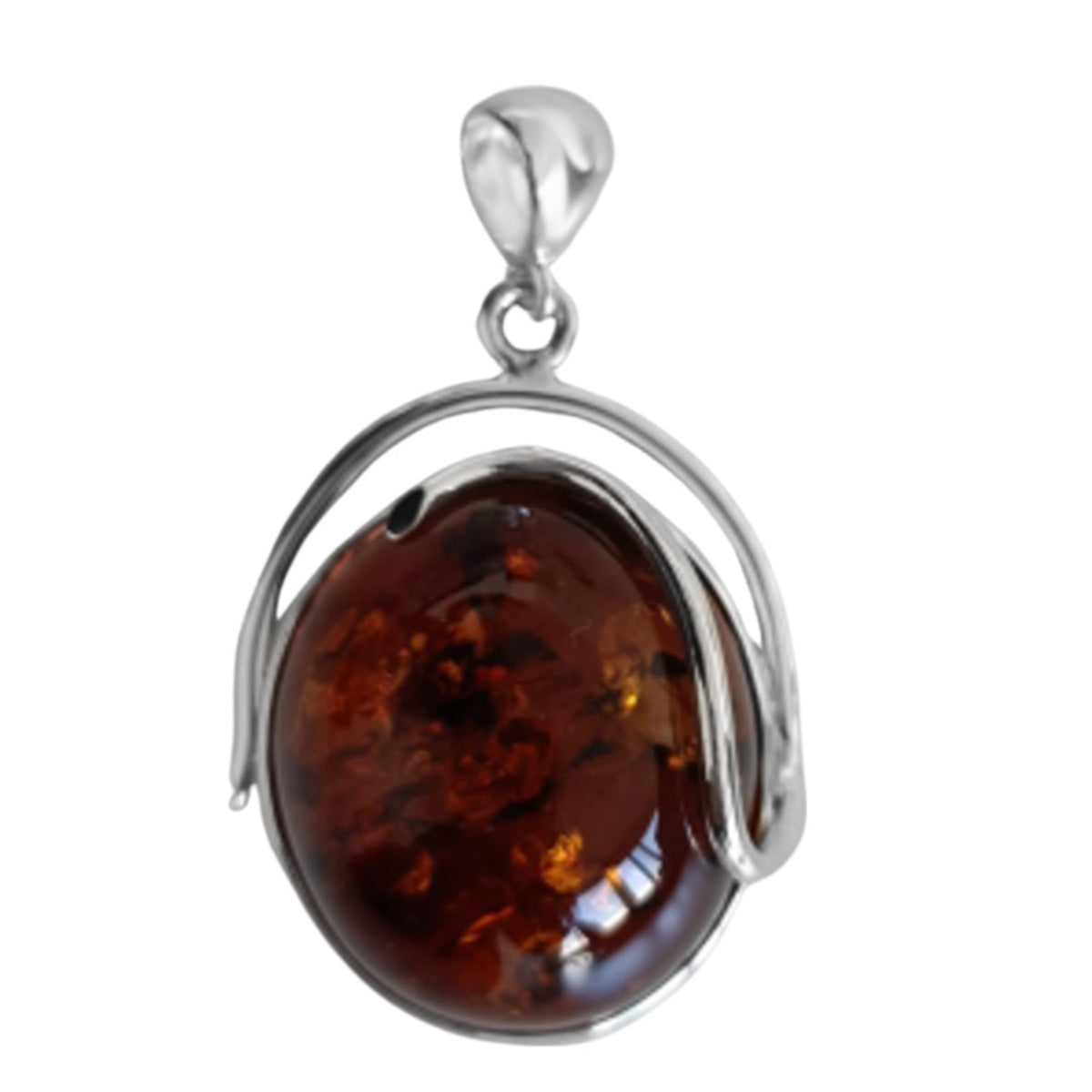 Bernstein Anhänger 925 Silber ca. 18.00 ct