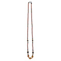 Natürlicher Baltischer Bernstein Halskette ca. 60 cm 925 Silber