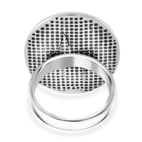 Abalone Muschel Ring 316L Edelstahl (Größe 16.00)