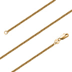 Spiga Halskette ca. 50 cm, 916 Gelbgold ca. 2,07g