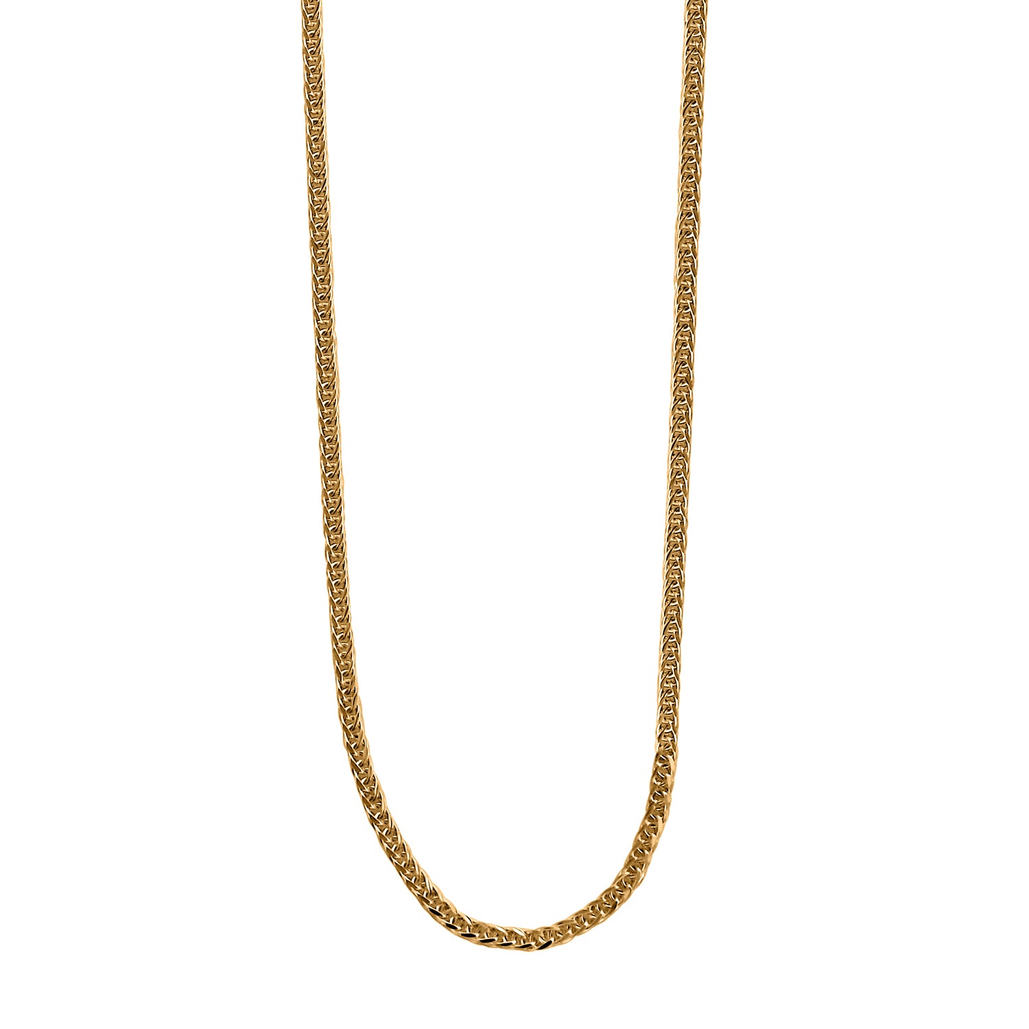 Spiga Halskette ca. 50 cm, 916 Gelbgold ca. 2,07g