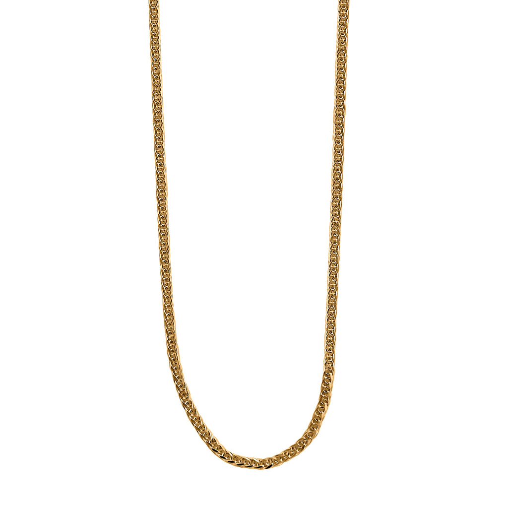 Spiga Halskette ca. 50 cm, 916 Gelbgold ca. 2,07g