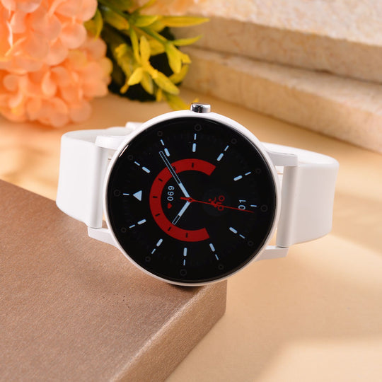 HiWatch Plus Smartwatch Weiß Bluetooth 5.3, TFT-Display, Herz- & Gesundheitsmonitoring, iOS und Android-kompatibel