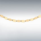 Designer Close Out Valentino Halskette, ca. 45 cm, 375 Gelbgold