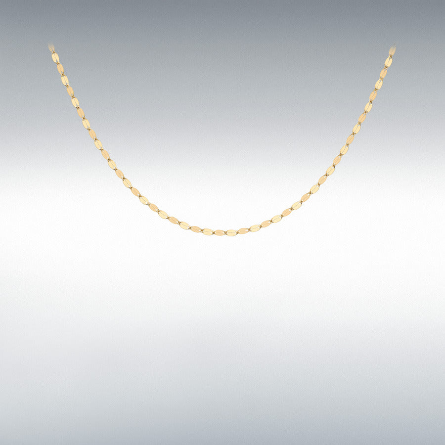 Designer Close Out Valentino Halskette, ca. 45 cm, 375 Gelbgold