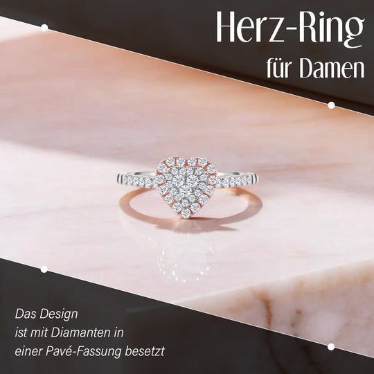 Weißer Diamant I1 Ringe  585 Gold (Größe 19.00) ca. 0,50 ct