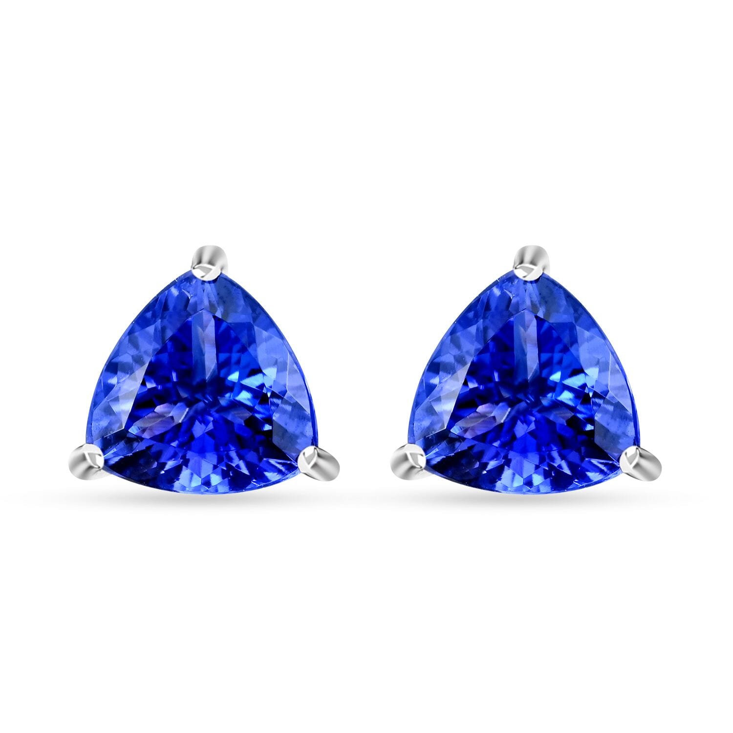 Rhapsody AAAA Tansanit AGI zertifiziert Ohrringe 950 Platin ca. 2.30 ct