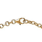 AA Natürlicher, äthiopischer Welo Opal Armband ca. 18 cm 925 Silber Gelbgold Vermeil ca. 1,68 ct.