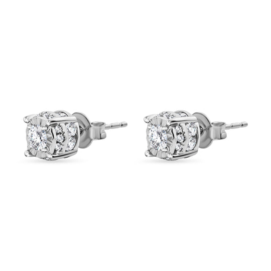 New York Kollektion - Weißer Diamant I1-I2 GH Ohrstecker 417 Weißgold ca. 1.00 ct