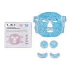Set aus 5 Gel-Gesichtsmasken und Augenmasken