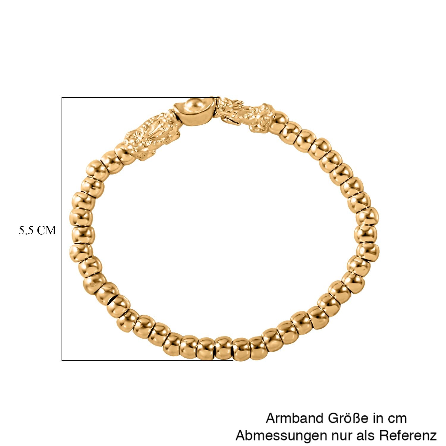 999 Gold Armband ca. BR-Stretch cm ca. 1,50g
