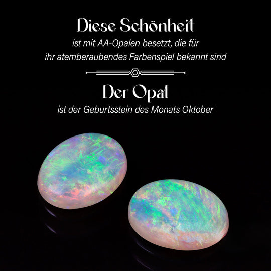 AA Natürliches, äthiopisches Welo Opal Armband, ca. 20 cm 925 Silber Gelbgold Vermeil ca. 9.66 ct