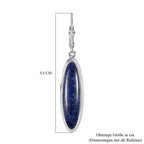 Lapislazuli Ohrringe 925 Silber rhodiniert ca. 23,75 ct.