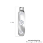 Moissanit Ohrringe 925 Silber rhodiniert ca. 0.62 ct