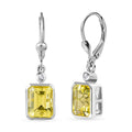 AAA Ouro Verde Quarz und Zirkon Ohrringe, ca. 4,73 ct.