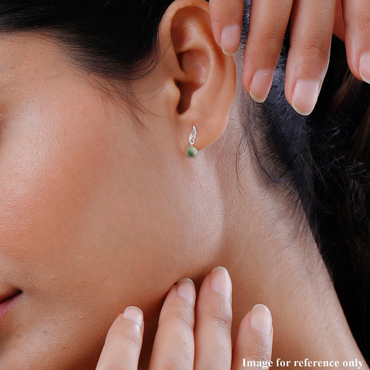 ILIANA zertifizierte und geprüfte AAA Tahiti Perle (9,5-10mm) Ohrringe in 750 Weißgold