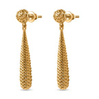916 Gold Ohrringe ca. 3,67g