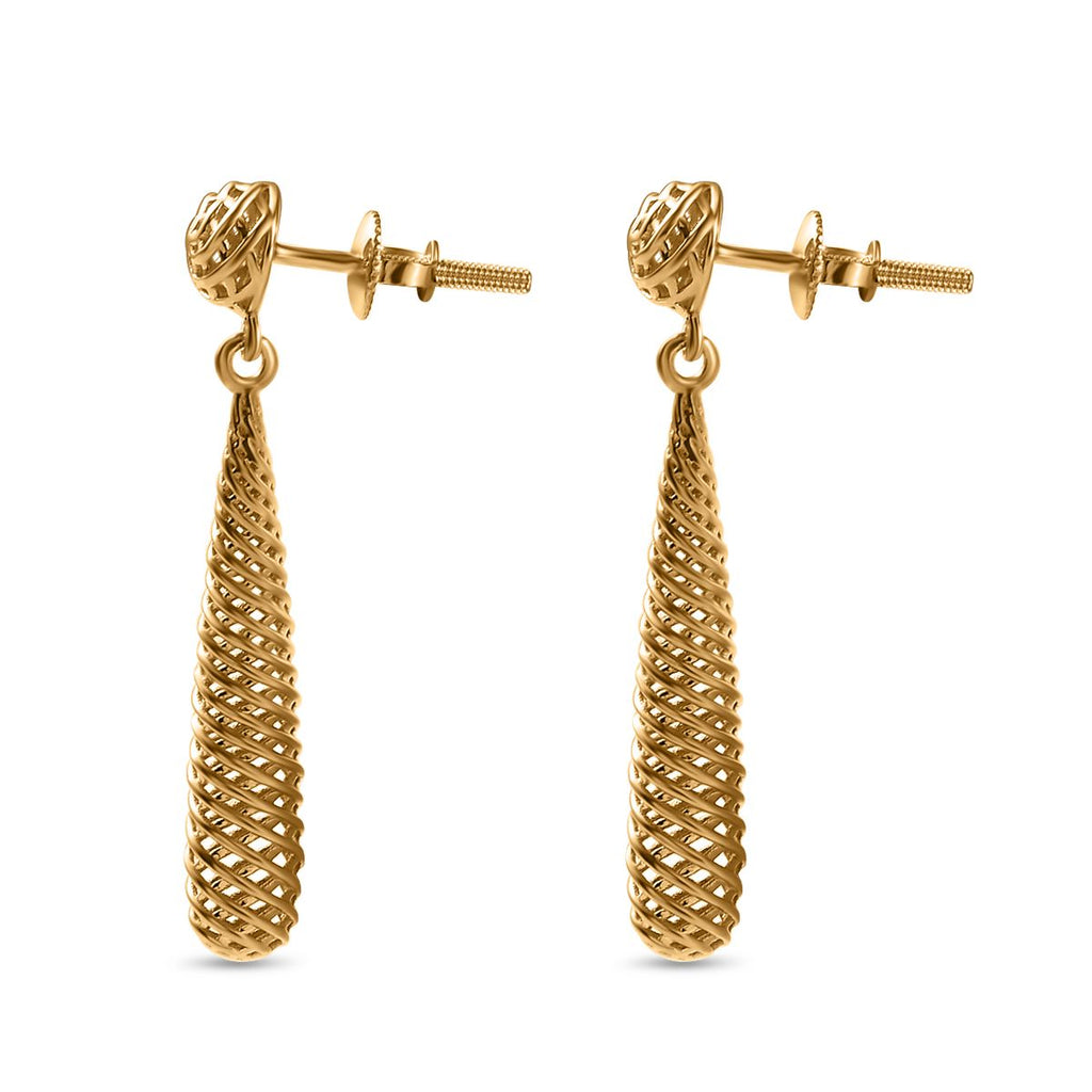 916 Gold Ohrringe ca. 3,67g