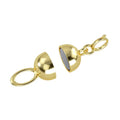 TOUCH und LOCK Magnet-Karabinerverschluss in 585 Gold