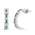 XOXO grüne Zirkonia-Ohrringe - 0,42 ct.