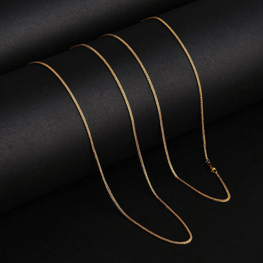 375 Gold Spiga Halskette, ca. 75 cm, ca. 2,00g